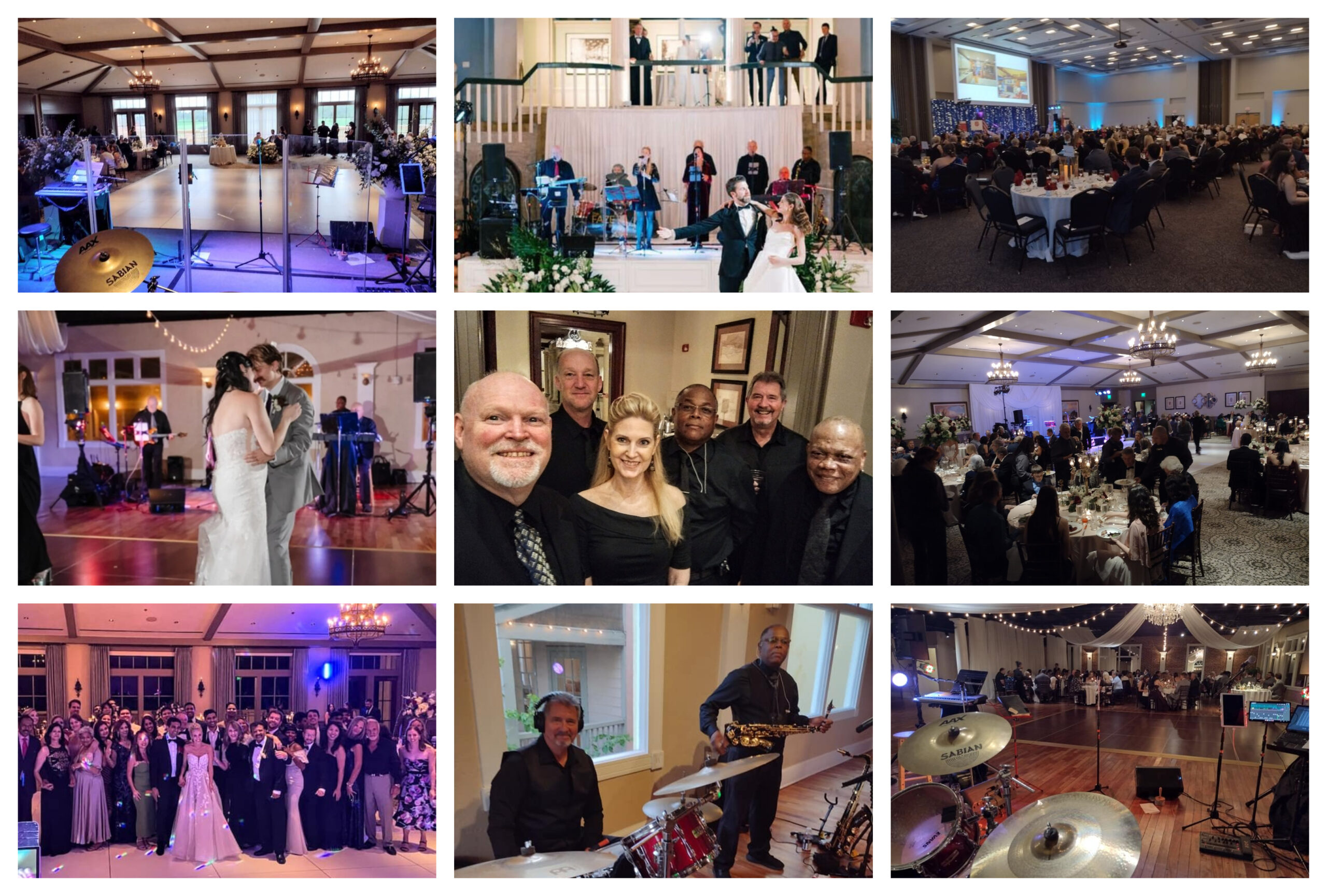 The Faze Band wedding event performance